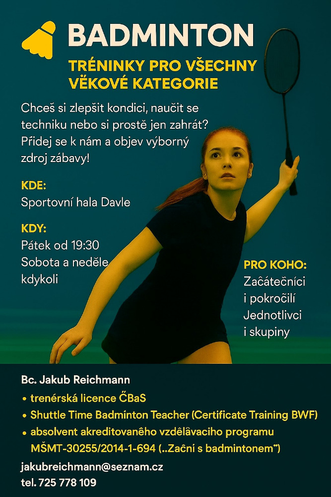 Plakát Badminton